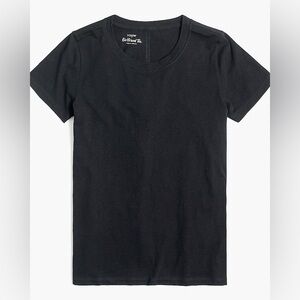 014/ aj089 j crew Short-sleeve girlfriend crewneck tee